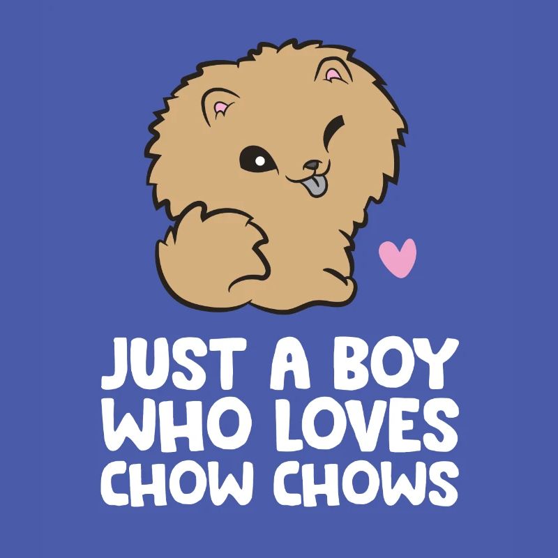 Juste un garçon qui aime Chow Chows