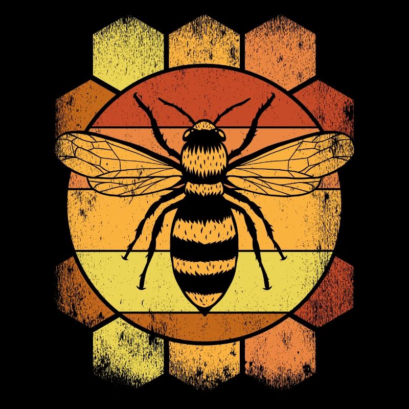 Beekeeping Retro Honey Beekeeping Beekeeper