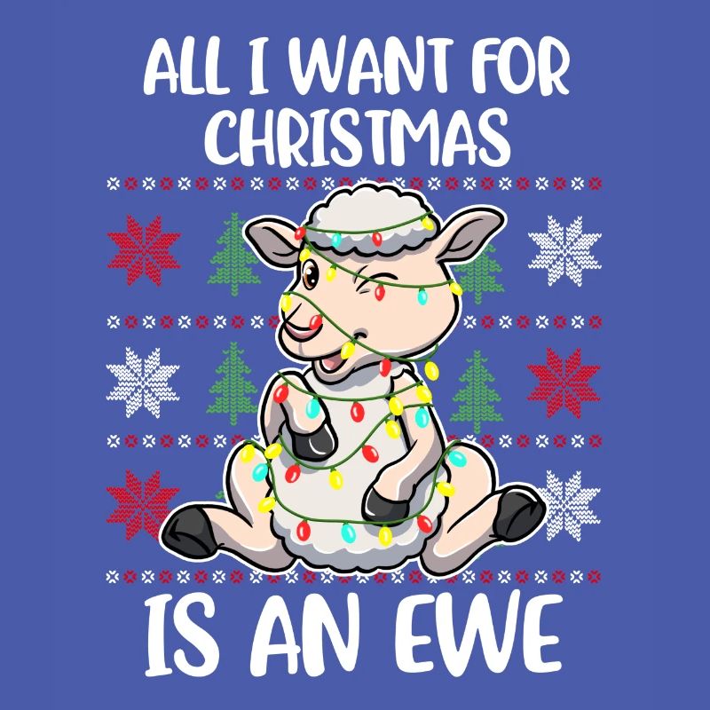 Noël Ewe Ugly Christmas Pull Cadeau