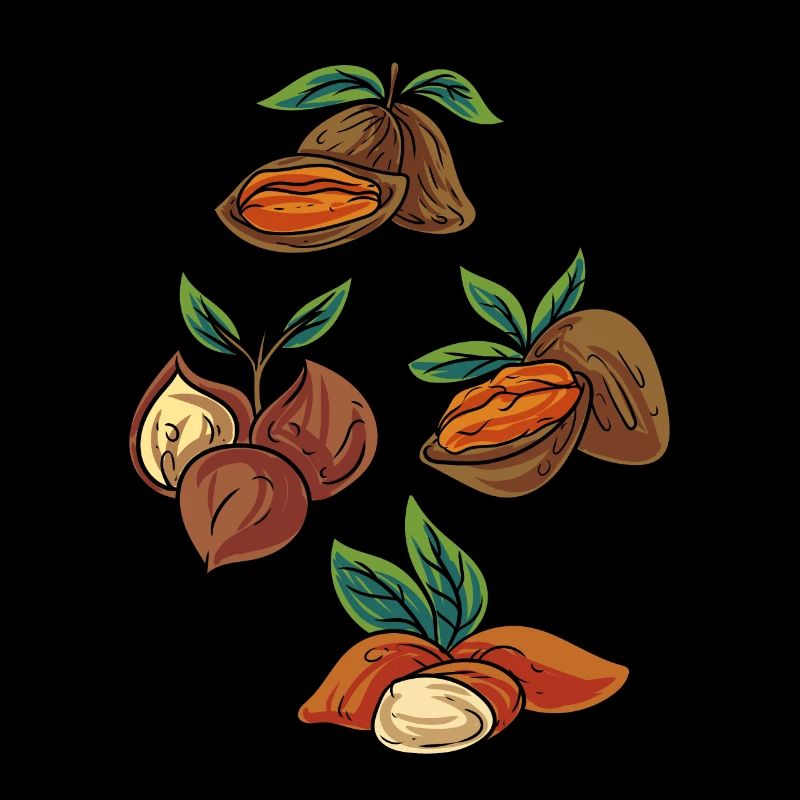 Pecans Almonds Chestnuts Nuts