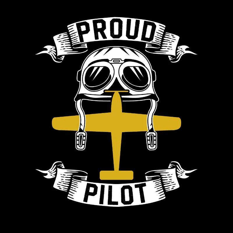 Stolzer Pilot Jet Kleinflugzeug Leichtflugzeug
