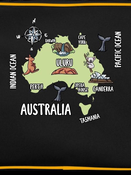 Carte de l’Australie