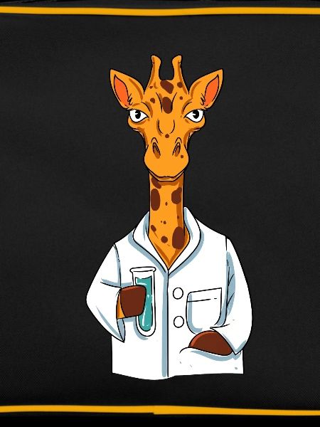 Scientifique girafe