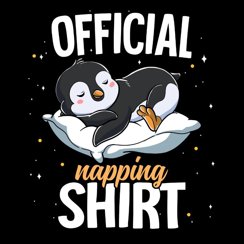 Schlafender Pinguin Offizielles Nickerchen