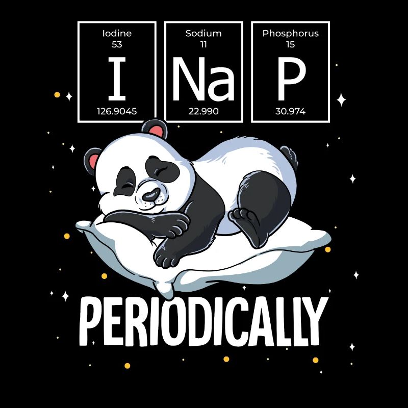 Schlafpanda Ich schlafe regelmäßig