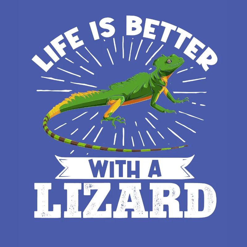 Das Leben ist besser mit Eidechsen Eidechsen Repti