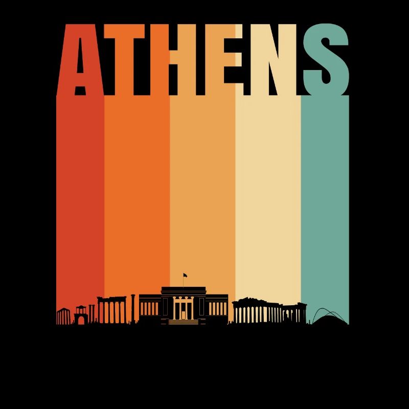 Athens Greece Skyline