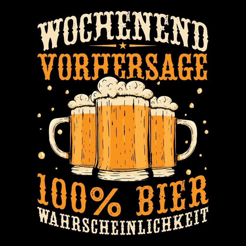 Wochenend Vorhersage 100% Bier Wahrscheinlichkeit