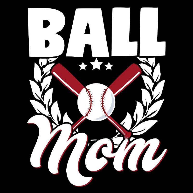 Ball Mom Baseball Softball Mutter Muttertag