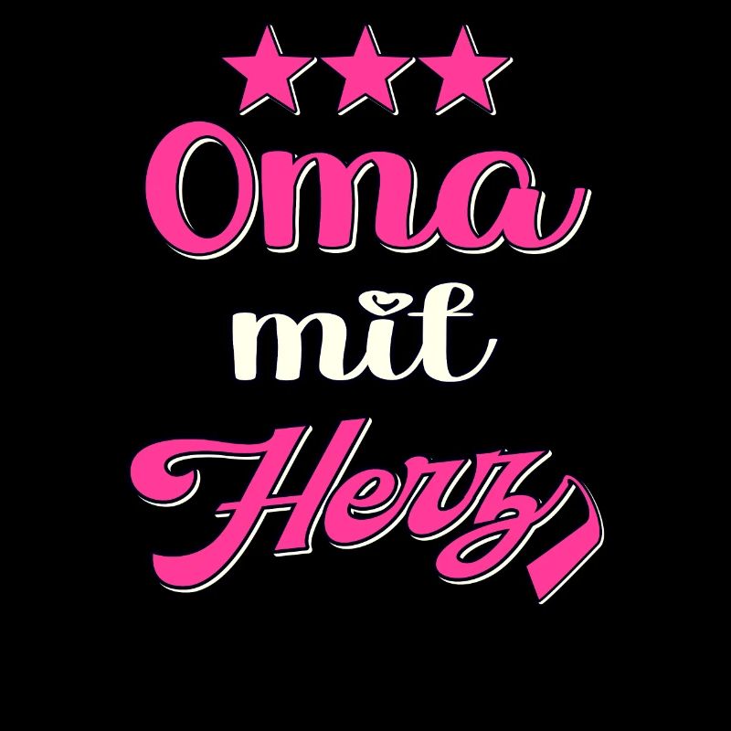 Oma mit Herz Großmutter