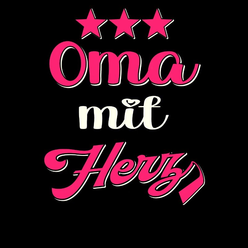 Oma mit Herz Großmutter