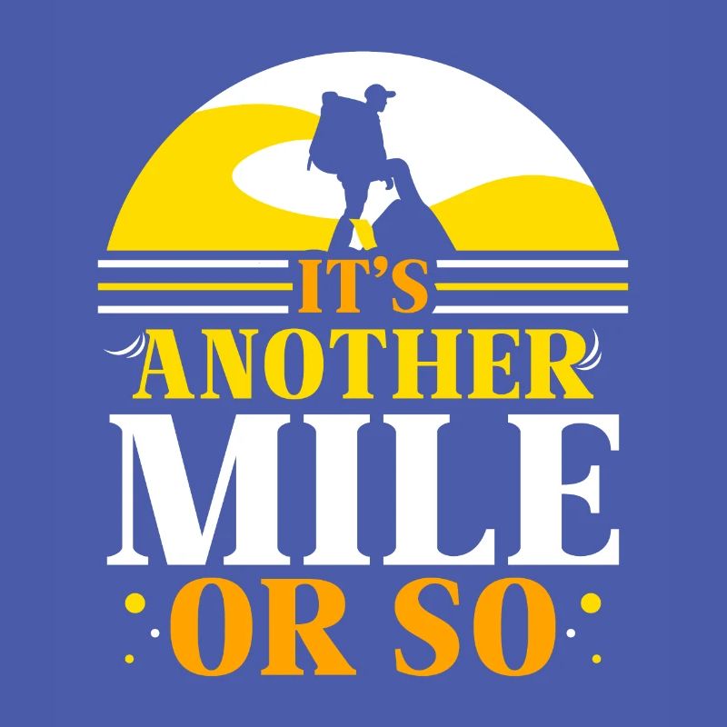 Eine Weitere Meile Oder So Halbe Meile Wanderung