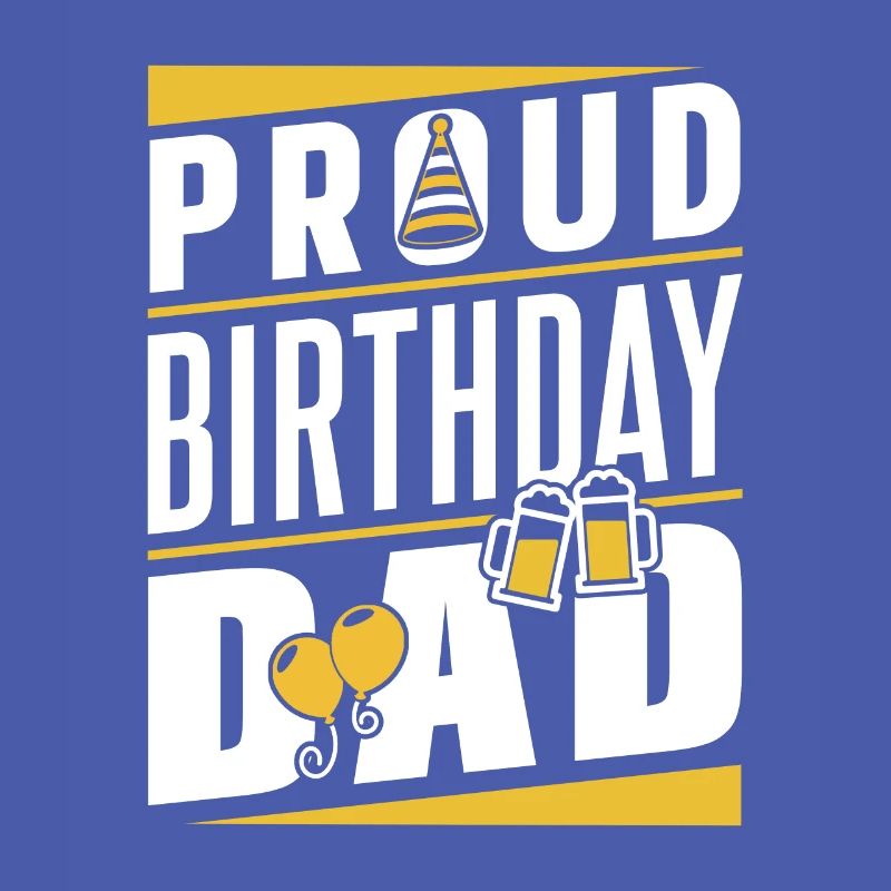 Stolzer Geburtstagspapa Geburtstag Papi Vater