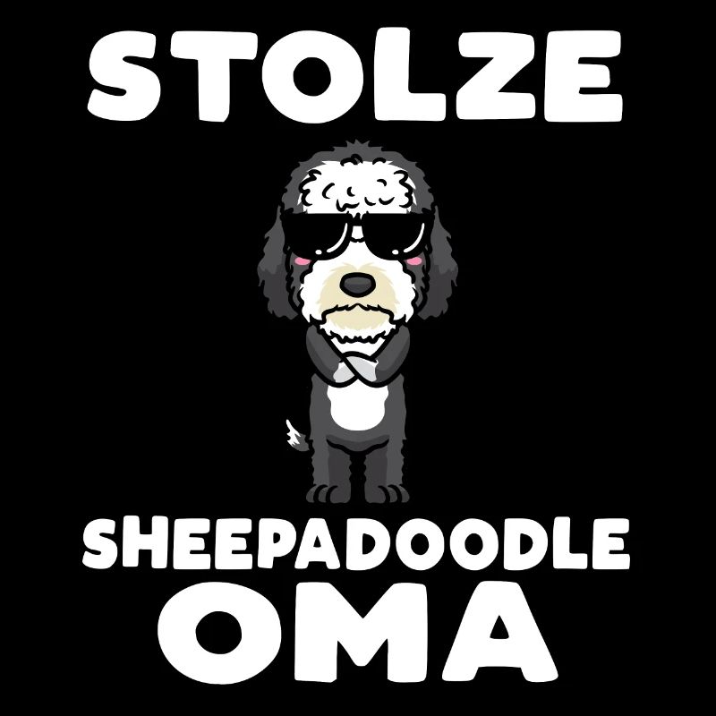 Stolze Sheepadoodle Oma