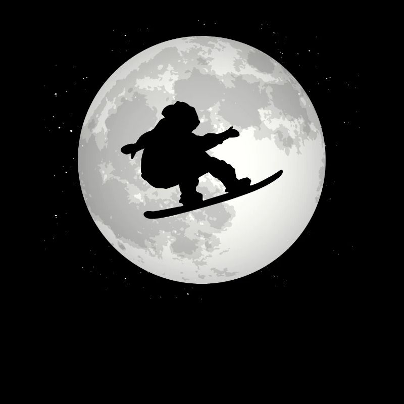 Full Moon - Snowboarding -