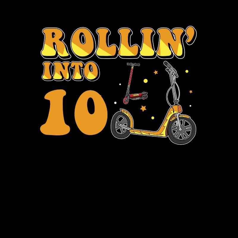 Rollin Into 10 Electric Scooter 10 Year 10th