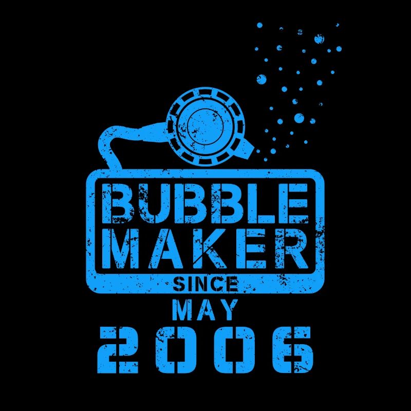 Taucher Geburtstag Bubblemaker seit Mai 2006