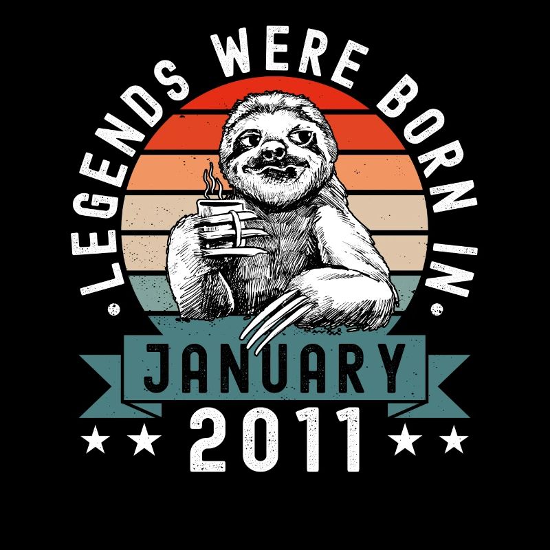 Les légendes sont nées en janvier 2011 Sloth Sloth