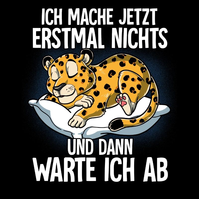 Langschläfer Leopard Müde Schlaf