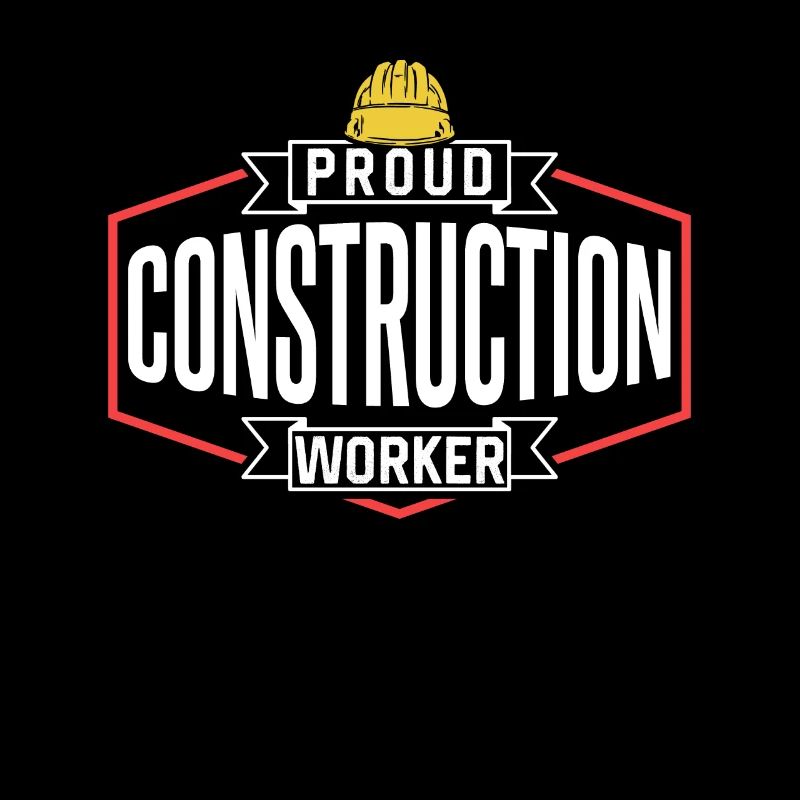 Fier travailleur de la construction Équipe de chantier Travail d’équipe
