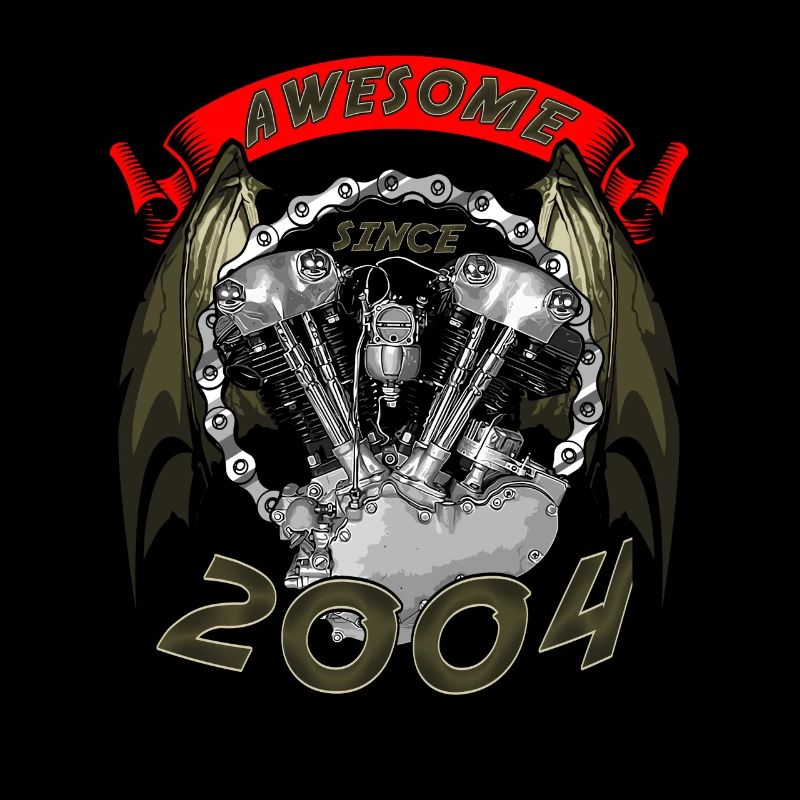 Awesome since 2004, Biker Geburtstag