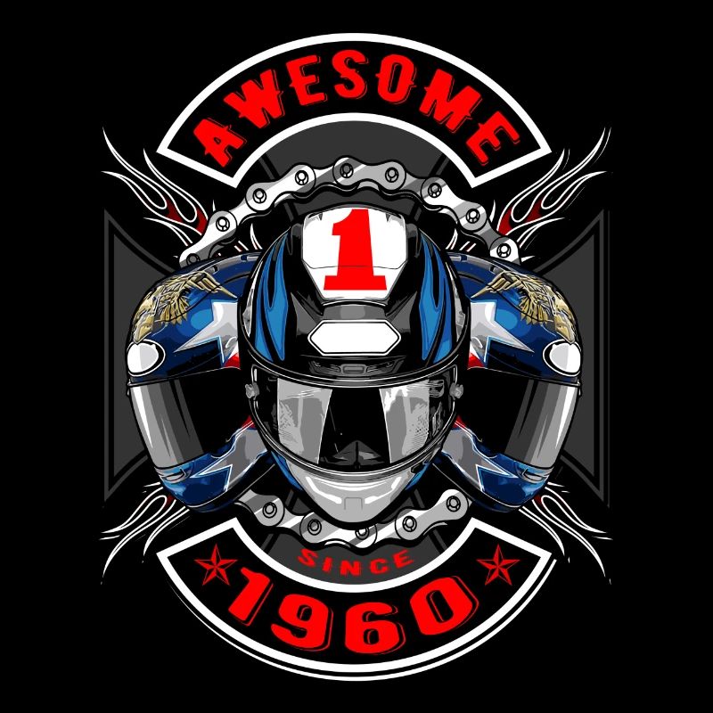 Awesome since 1960, Biker Geburtstag