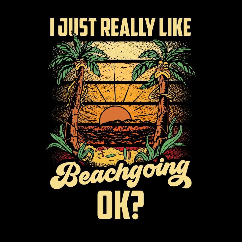 Ich Mag Es Einfach Am Strand Zu Liegen Beach
