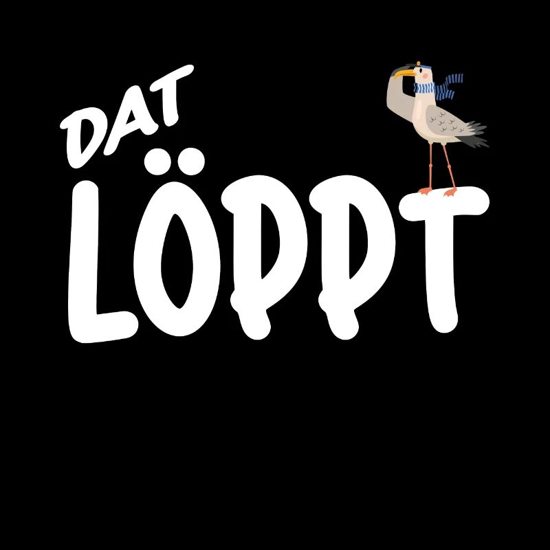 Dat Löppt Möwe Leuchtturm Meer Plattdeutsch Norden