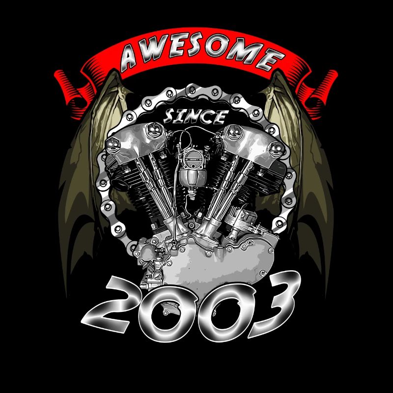 Awesome since 2003, Biker Geburtstag