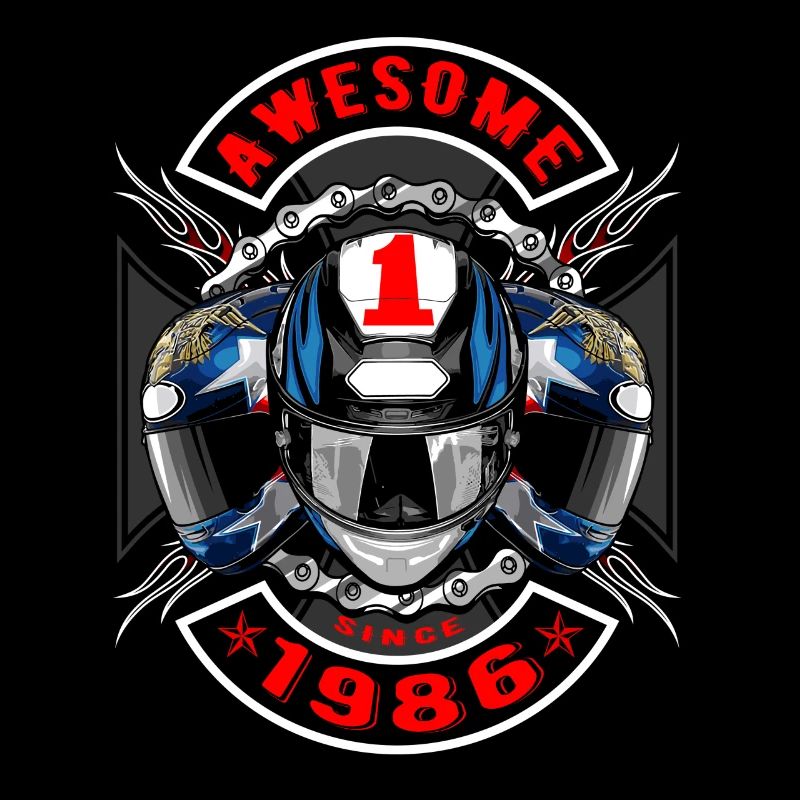 Awesome since 1986, Biker Geburtstag
