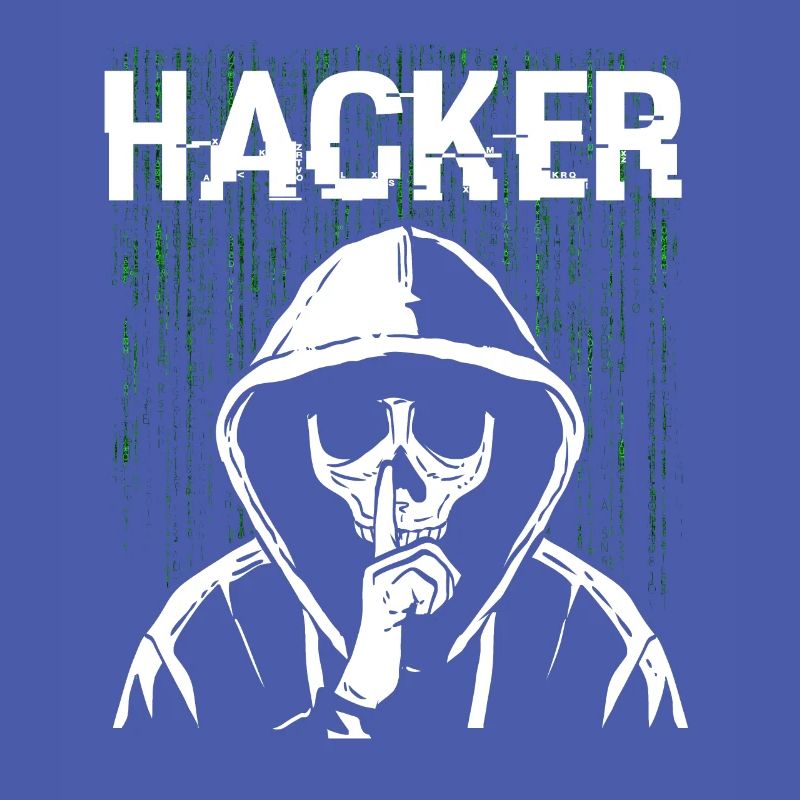 Hacker Skull Hacking Programmation Dark Net