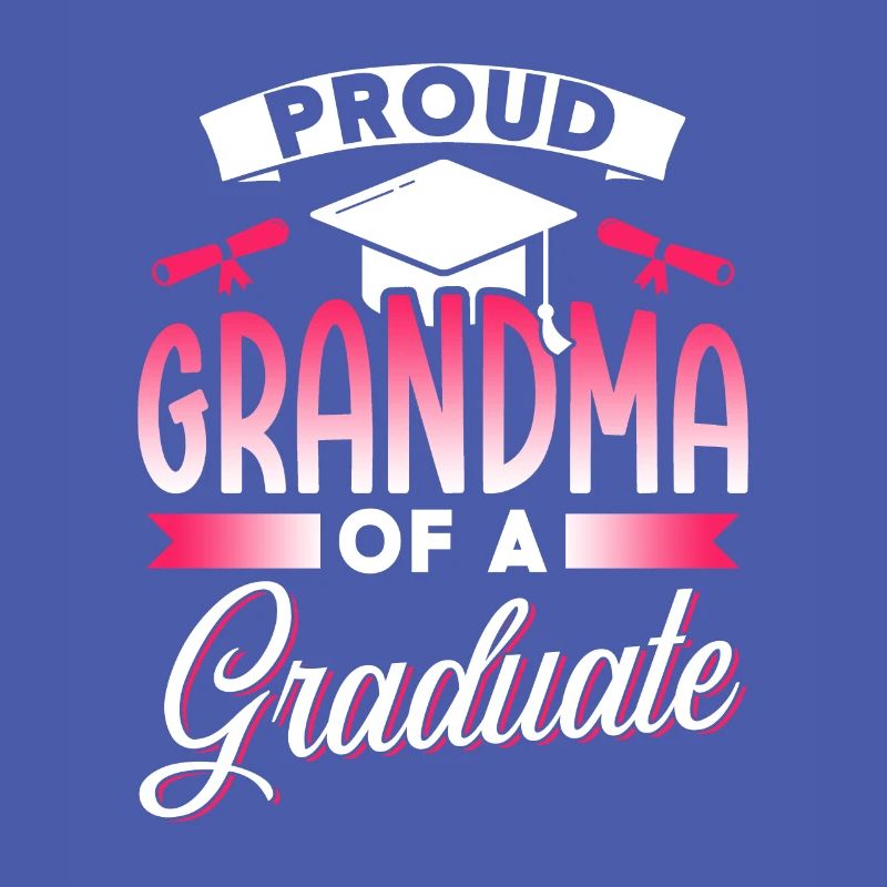 Stolze Großmutter Eines Absolventen Absolvent