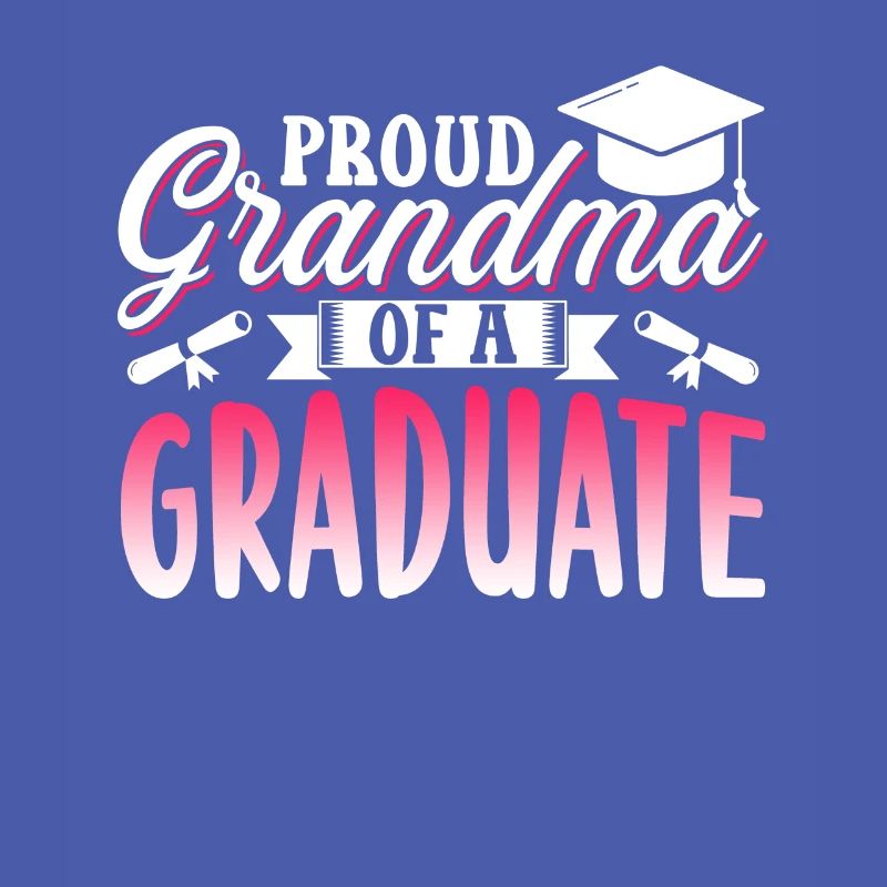Stolze Großmutter Eines Absolventen Absolvent