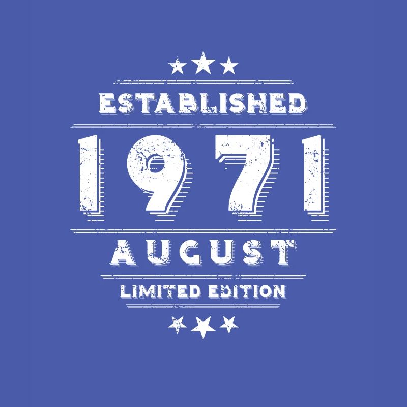 Geburtstag im August 1971 - August