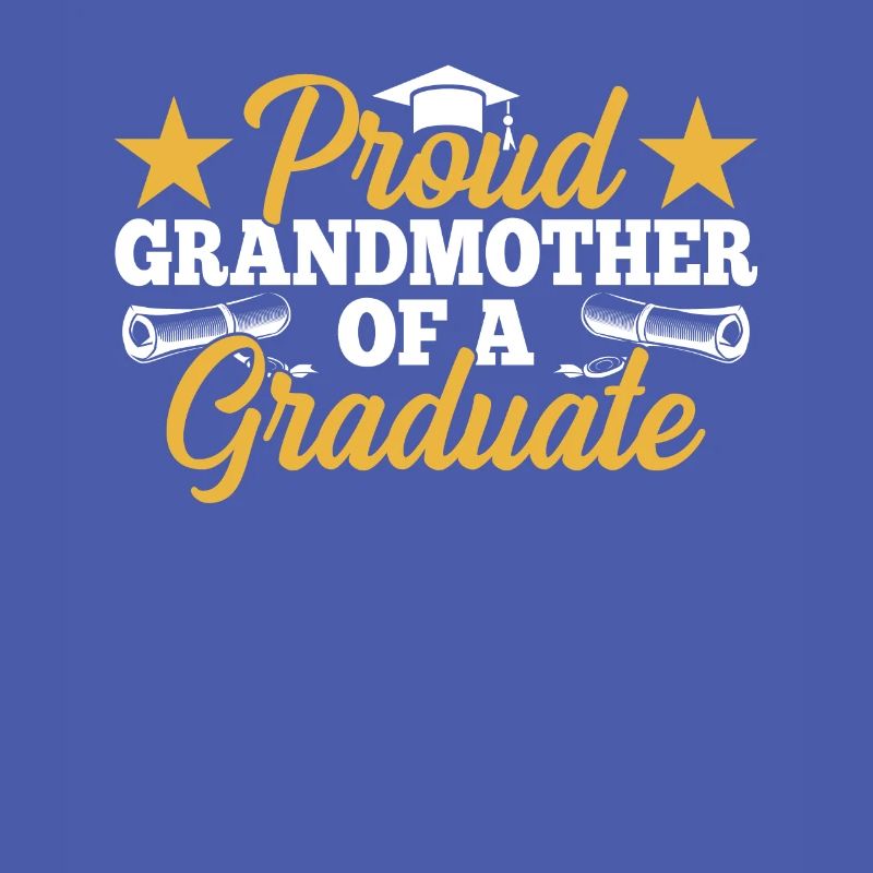 Stolze Großmutter Eines Absolventen Absolvent