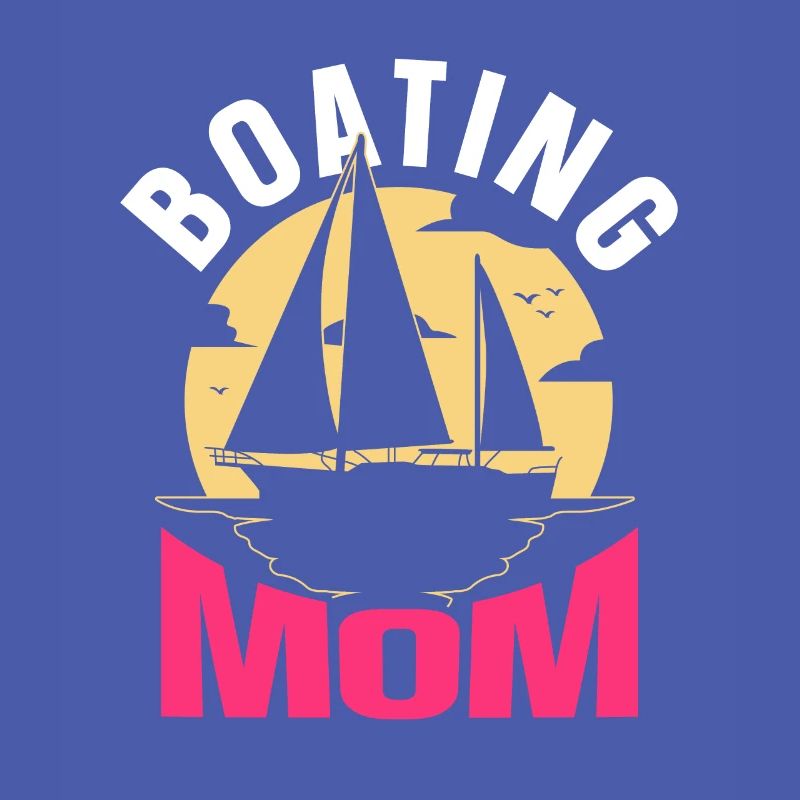 Bootfahrende Mutter Boot Yacht Bootfahren Schiff