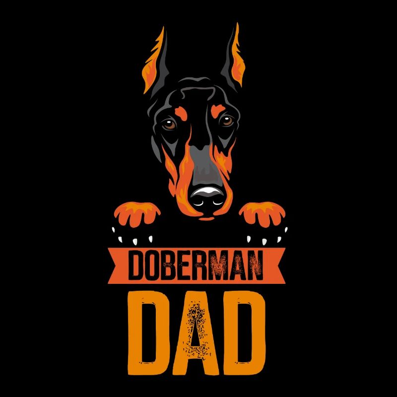 Doberman Papa Doberman Doberman Chiens