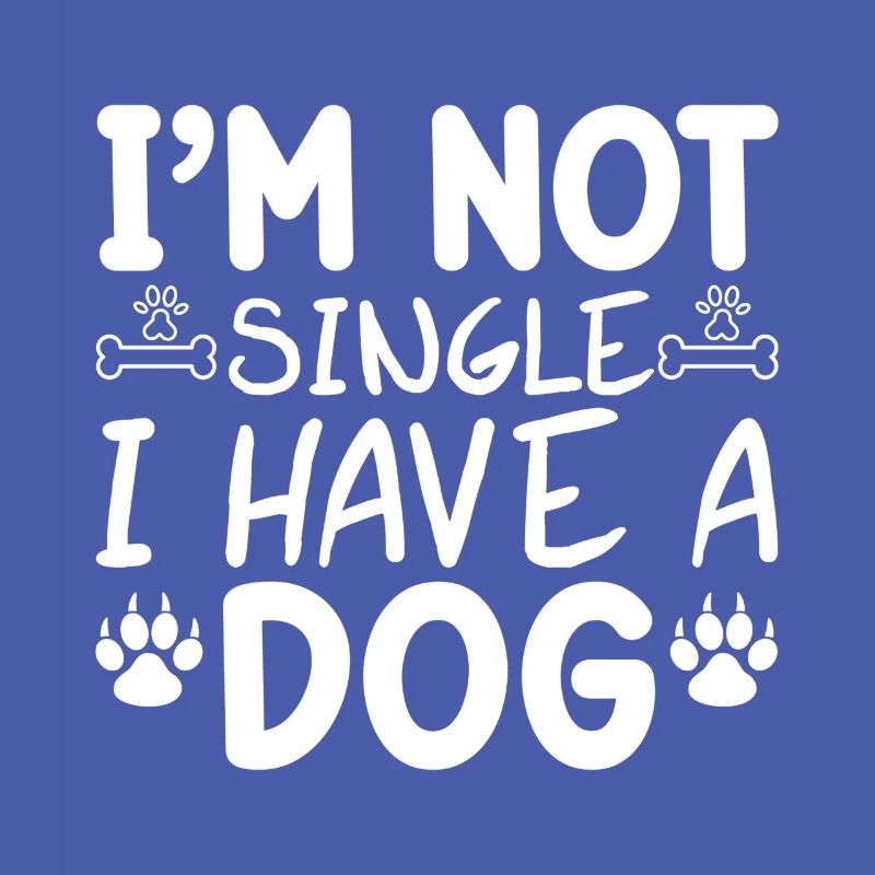 Ich bin nicht Single ich habe einen Hund Bones and