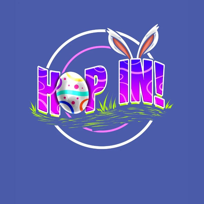 Easter Rabbit Hoop In To Easter