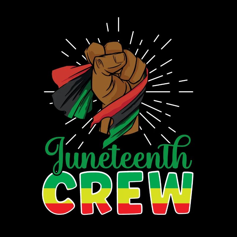 Juneteenth Team 1865 Afro-Américain Noir