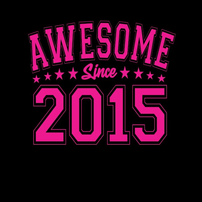 Awesome Since 2015 Geburtstag 2015 Vintage 2015