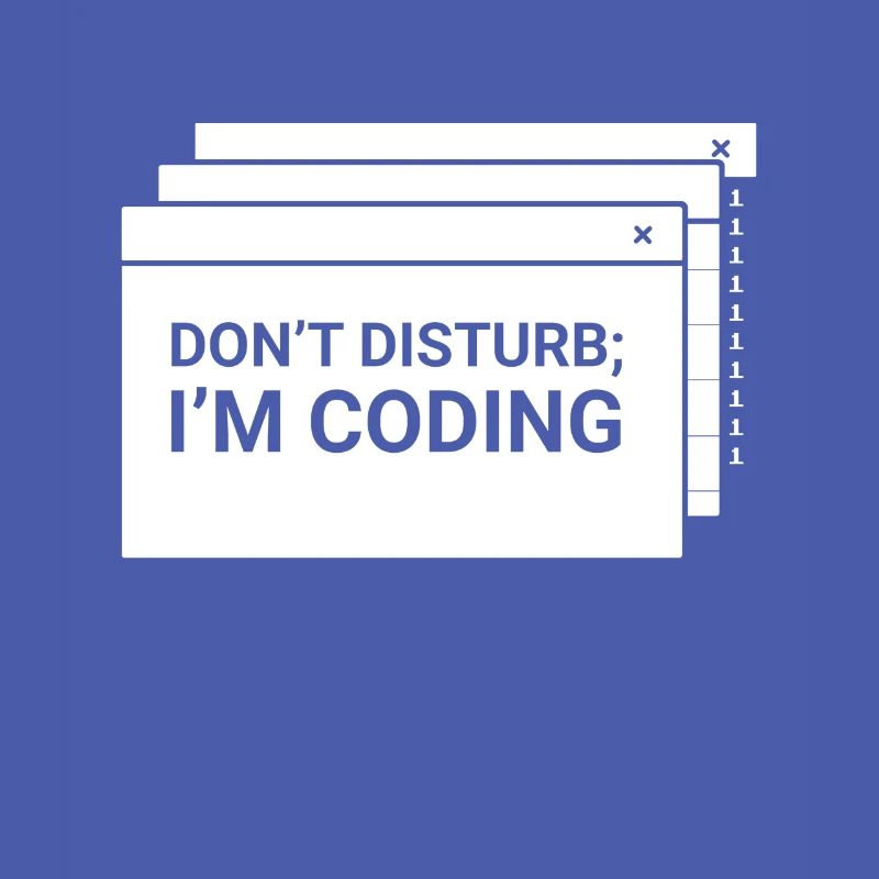 Stören Sie Nicht Ich Programmiere Coder Coding