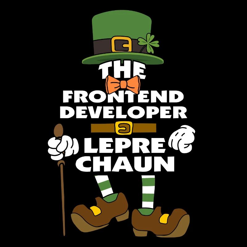 The Frontend Developer Leprechaun St Patrick's Day