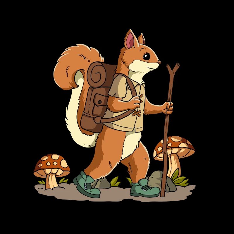 Cottagecore Eichhörnchen