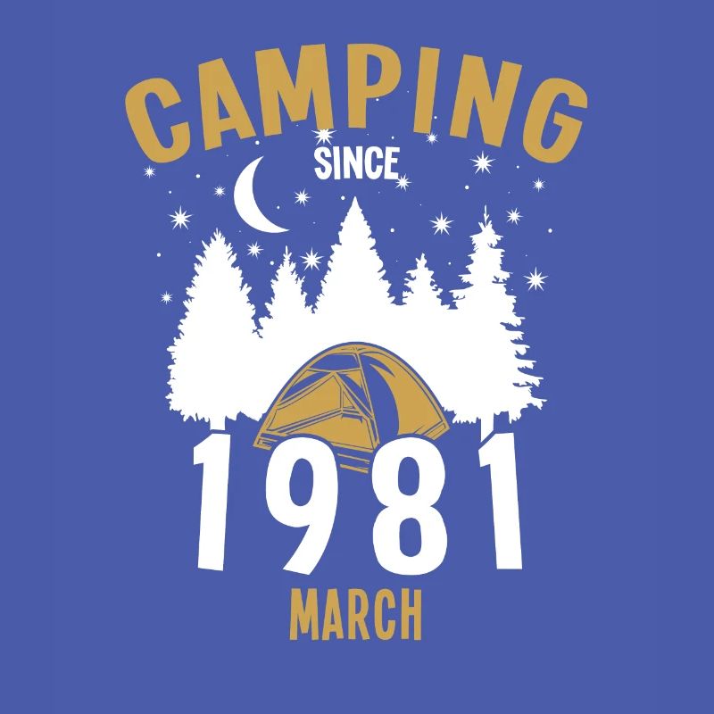 Birthday: Camping since March 1981 Camping