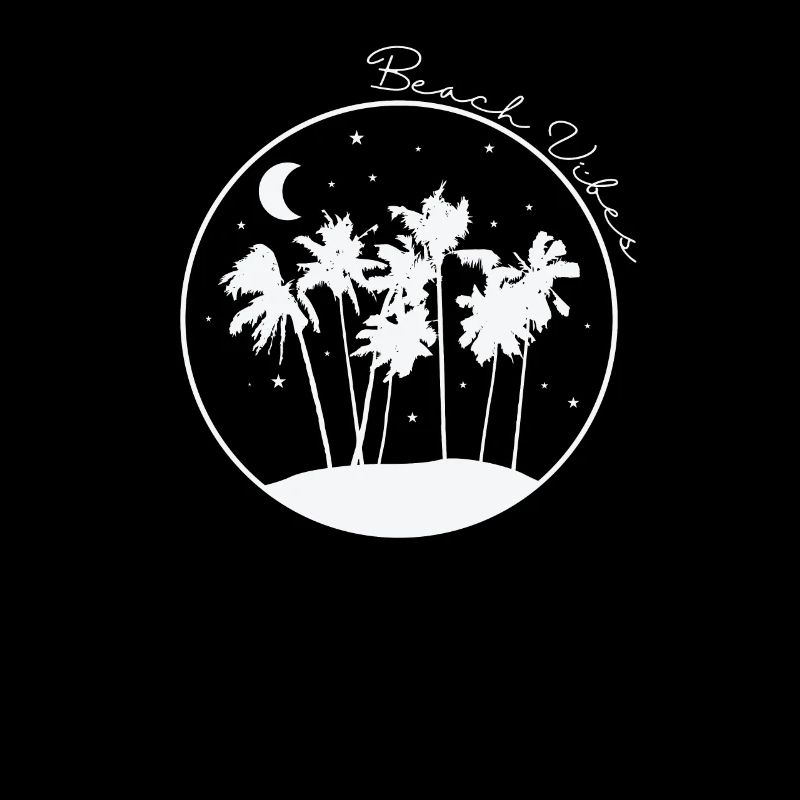 Beach Vibes Baum Palme Urlaub Strand