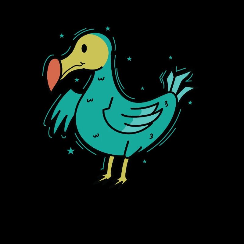 netter Dodo Vogel aus Mauritius