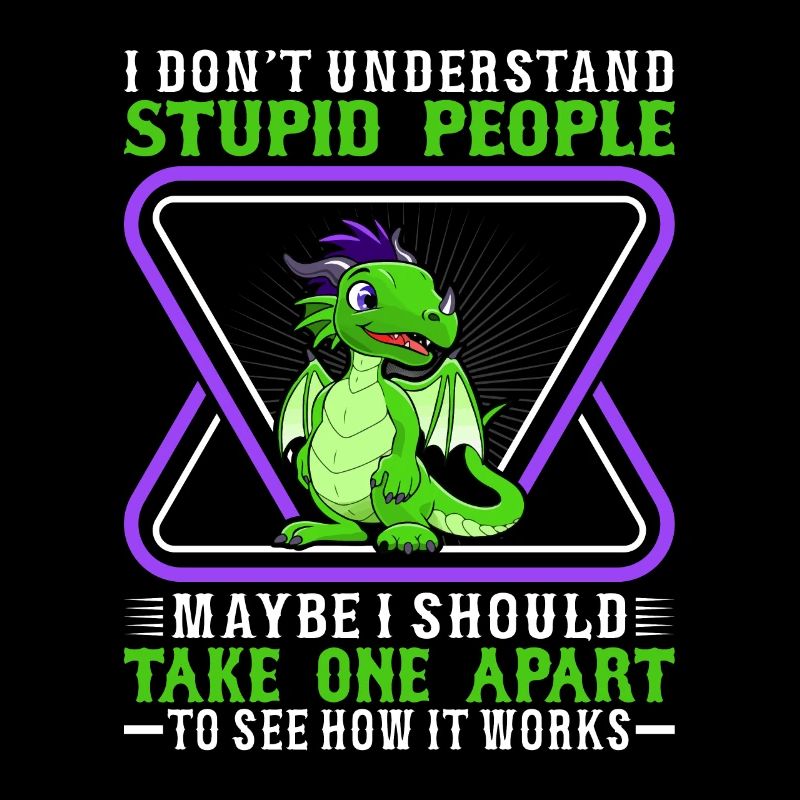 Je ne comprends pas les gens stupides peut-être que je devrais prendre
