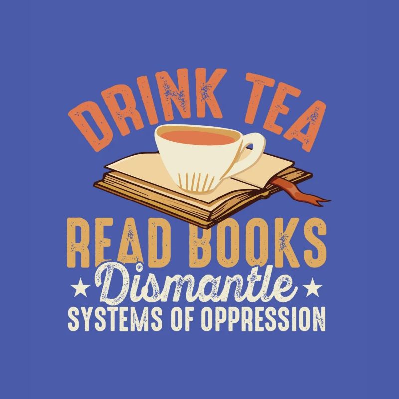 Tea Drinking Books Reading Chai Drinkers