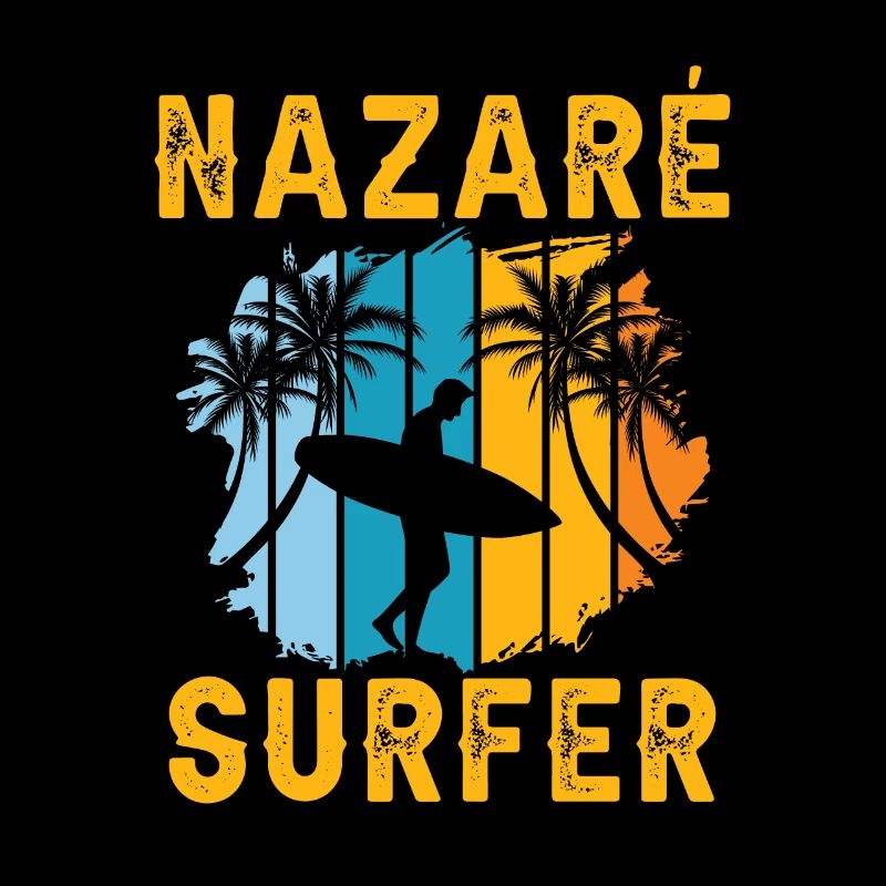 Nazaré Surfer Surf Surf Vagues